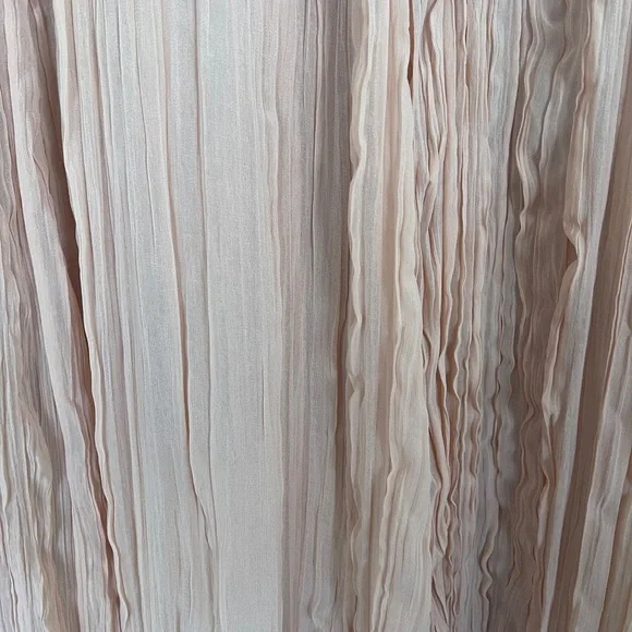 Free People Pink Gauzy Sheer Maxi Skirt with Elastic Waist S - Picture 6 of 10